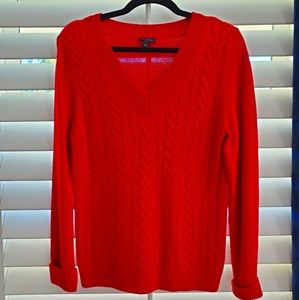 Talbots cable knit sweater, size medium